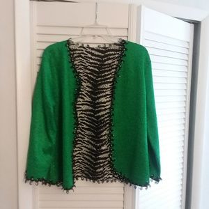 Reversible cardigan
